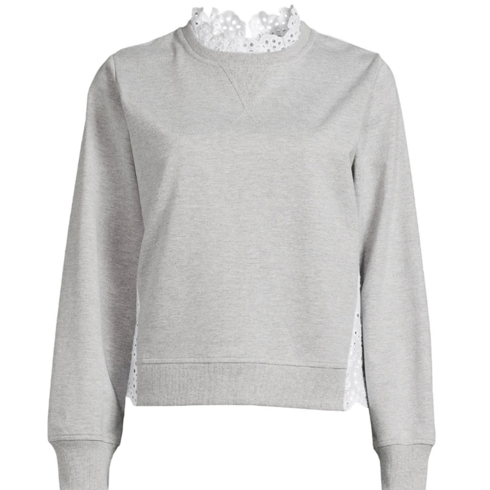EYELET SWEATSHIRT 😍 S (4-6)